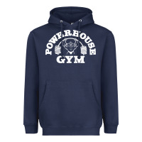 Navy POWERHOUSE GYM POPULAR Heavyweight Hoodie - linhVisuals