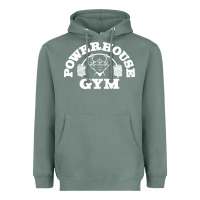 Sage POWERHOUSE GYM POPULAR Heavyweight Hoodie - linhVisuals