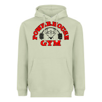 Matcha POWERHOUSE GYM VINTAGE SPORT Heavyweight Hoodie - linhVisuals