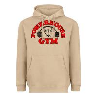 Mushroom POWERHOUSE GYM VINTAGE SPORT Heavyweight Hoodie - linhVisuals