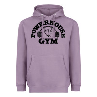 Lavender POWERHOUSE GYM Heavyweight Hoodie - linhVisuals