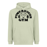 Matcha POWERHOUSE GYM Heavyweight Hoodie - linhVisuals