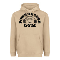 Mushroom POWERHOUSE GYM Heavyweight Hoodie - linhVisuals