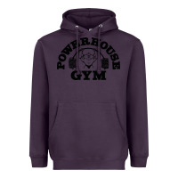 Plum POWERHOUSE GYM Heavyweight Hoodie - linhVisuals