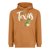 Meerkat texas state map pride cactus vintage texas sweatshirt Heavyweight Hoodie - linhVisuals