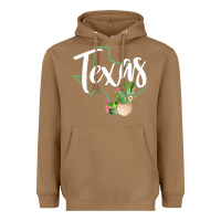 Toasted Coconut texas state map pride cactus vintage texas sweatshirt Heavyweight Hoodie - linhVisuals
