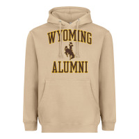 Mushroom wyoming cowboys apparel alumni classic arch long sleeve t shirt Heavyweight Hoodie - linhVisuals