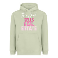 Matcha this girl sells real estate realtor real estate agent broker t shirt Heavyweight Hoodie - linhVisuals