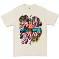 Bone Just a small town girl Premium Tee - HowdyJamesFarm