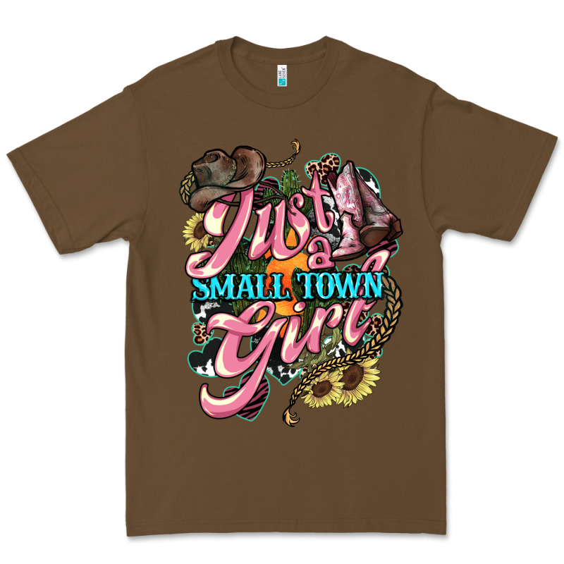 Just A Small Town Girl Premium Tee by HowdyJamesFarm | Teevron