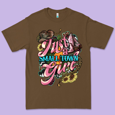 Just A Small Town Girl Premium Tee Designed By Howdyjamesfarm