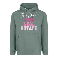 Sage this girl sells real estate realtor real estate agent broker t shirt Heavyweight Hoodie - linhVisuals