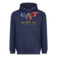 Navy wonder woman 80th all for wonder woman tank top Heavyweight Hoodie - linhVisuals