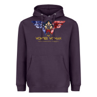 Plum wonder woman 80th all for wonder woman tank top Heavyweight Hoodie - linhVisuals