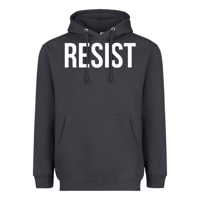 Resist Mens Heavyweight Hoodie by linhVisuals | Teevron
