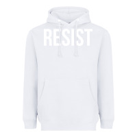 White resist mens Heavyweight Hoodie - linhVisuals
