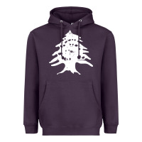 Plum retro lebanon cedar lebanese Heavyweight Hoodie - linhVisuals