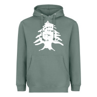 Sage retro lebanon cedar lebanese Heavyweight Hoodie - linhVisuals