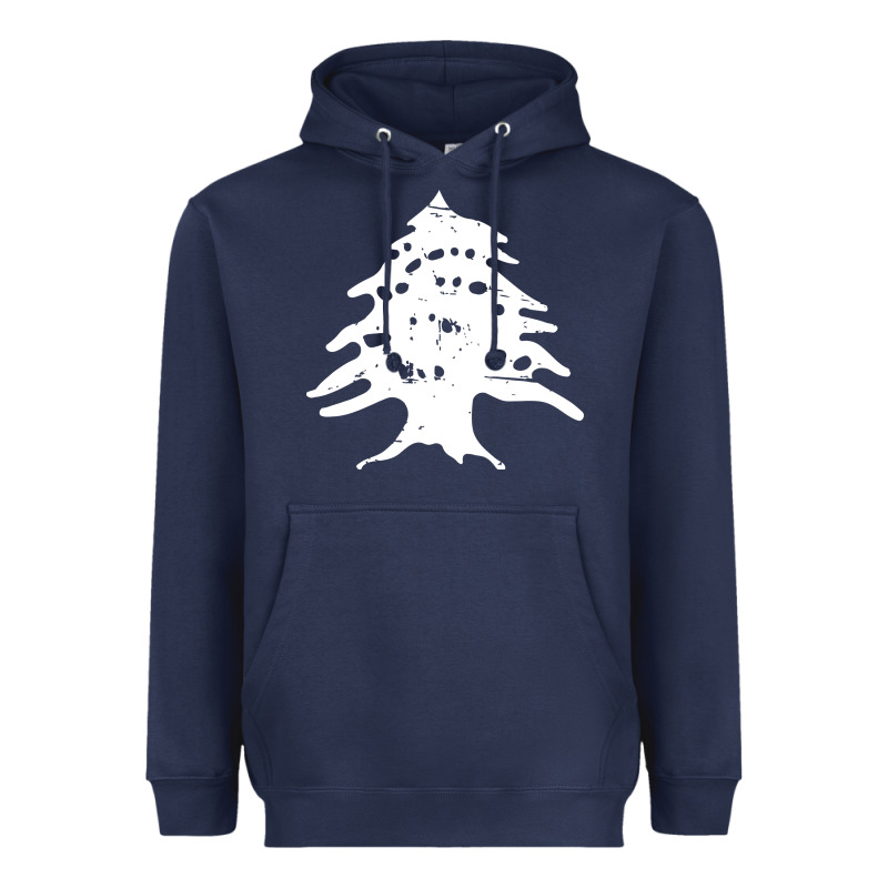 Retro Lebanon Cedar Lebanese Heavyweight Hoodie by linhVisuals | Teevron