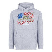 Heather Grey world of tanks veterans day collection (t26e3 eagle 7) t shirt Heavyweight Hoodie - linhVisuals