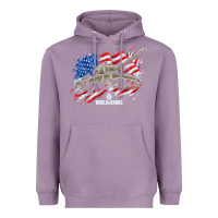 Lavender world of tanks veterans day collection (t26e3 eagle 7) t shirt Heavyweight Hoodie - linhVisuals