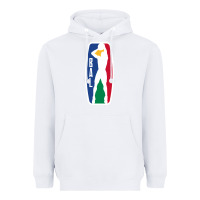 White basketball africa league Heavyweight Hoodie - linhVisuals