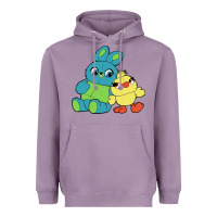 Lavender bunny and ducky Heavyweight Hoodie - linhVisuals