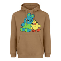 Toasted Coconut bunny and ducky Heavyweight Hoodie - linhVisuals