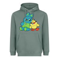 Sage bunny and ducky Heavyweight Hoodie - linhVisuals