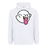 White boo Heavyweight Hoodie - linhVisuals