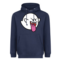 Navy boo Heavyweight Hoodie - linhVisuals