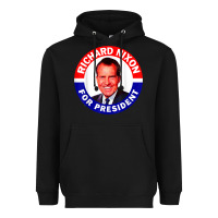 Black richard nixon president usa vote election campaign t shirt Heavyweight Hoodie - linhVisuals