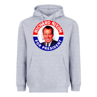 Heather Grey richard nixon president usa vote election campaign t shirt Heavyweight Hoodie - linhVisuals