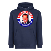 Navy richard nixon president usa vote election campaign t shirt Heavyweight Hoodie - linhVisuals