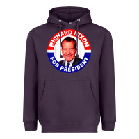 Plum richard nixon president usa vote election campaign t shirt Heavyweight Hoodie - linhVisuals
