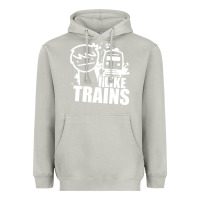Moon Dust i like trains Heavyweight Hoodie - linhVisuals