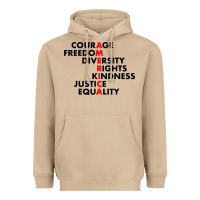 Mushroom anti trump resist Heavyweight Hoodie - linhVisuals