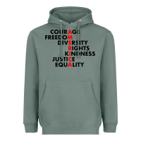 Sage anti trump resist Heavyweight Hoodie - linhVisuals