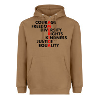 Toasted Coconut anti trump resist Heavyweight Hoodie - linhVisuals
