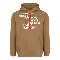 Toasted Coconut anti trump resist Heavyweight Hoodie - linhVisuals