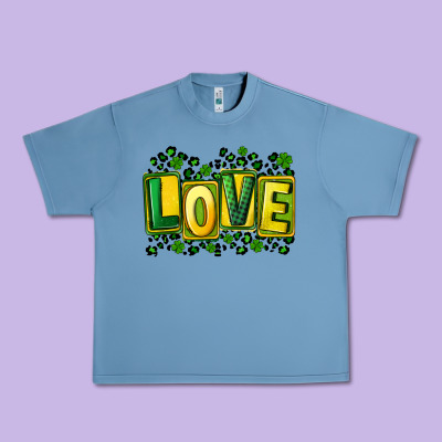 St. Patrick's Day Love Urban Heavy Tee Designed By Fadigitalartstudio