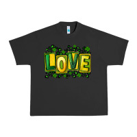Pigment Black St. Patrick's Day love Urban Heavy Tee - FaDigitalArtStudio