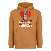 Meerkat pitbull lover dog roses funny just a girl who loves pitbull 213 pitbul Heavyweight Hoodie - linhVisuals