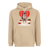Mushroom pitbull lover dog roses funny just a girl who loves pitbull 213 pitbul Heavyweight Hoodie - linhVisuals