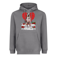 Storm pitbull lover dog roses funny just a girl who loves pitbull 213 pitbul Heavyweight Hoodie - linhVisuals