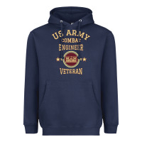 Navy us army combat engineer combat engineer veteran gift pullover hoodie Heavyweight Hoodie - linhVisuals
