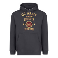 Smoke us army combat engineer combat engineer veteran gift pullover hoodie Heavyweight Hoodie - linhVisuals