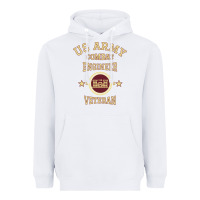 White us army combat engineer combat engineer veteran gift pullover hoodie Heavyweight Hoodie - linhVisuals