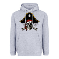 Heather Grey pi rate 3 14 Heavyweight Hoodie - linhVisuals