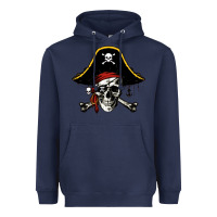 Navy pi rate 3 14 Heavyweight Hoodie - linhVisuals